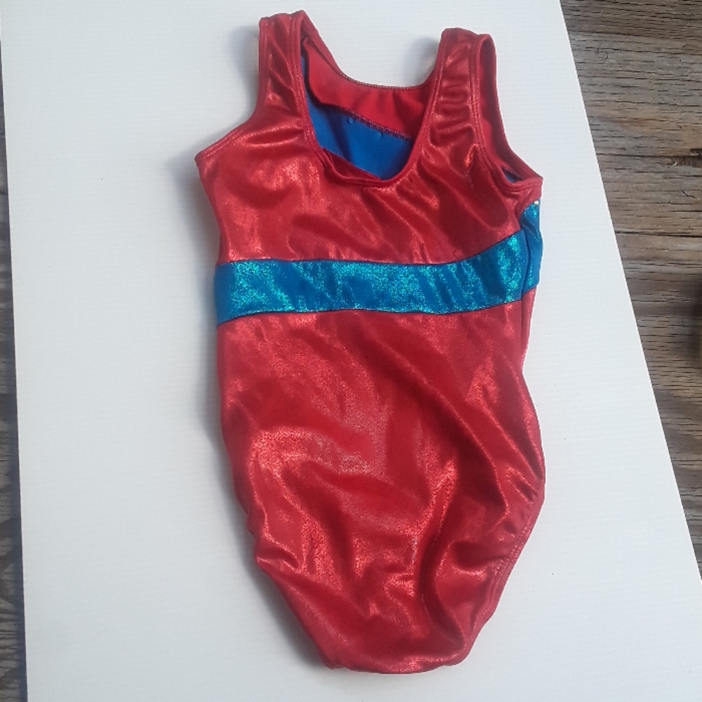 G k Elite sportswear Girl size large leotard - Picture 2 of 14